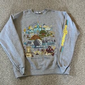Disney World parks crewneck